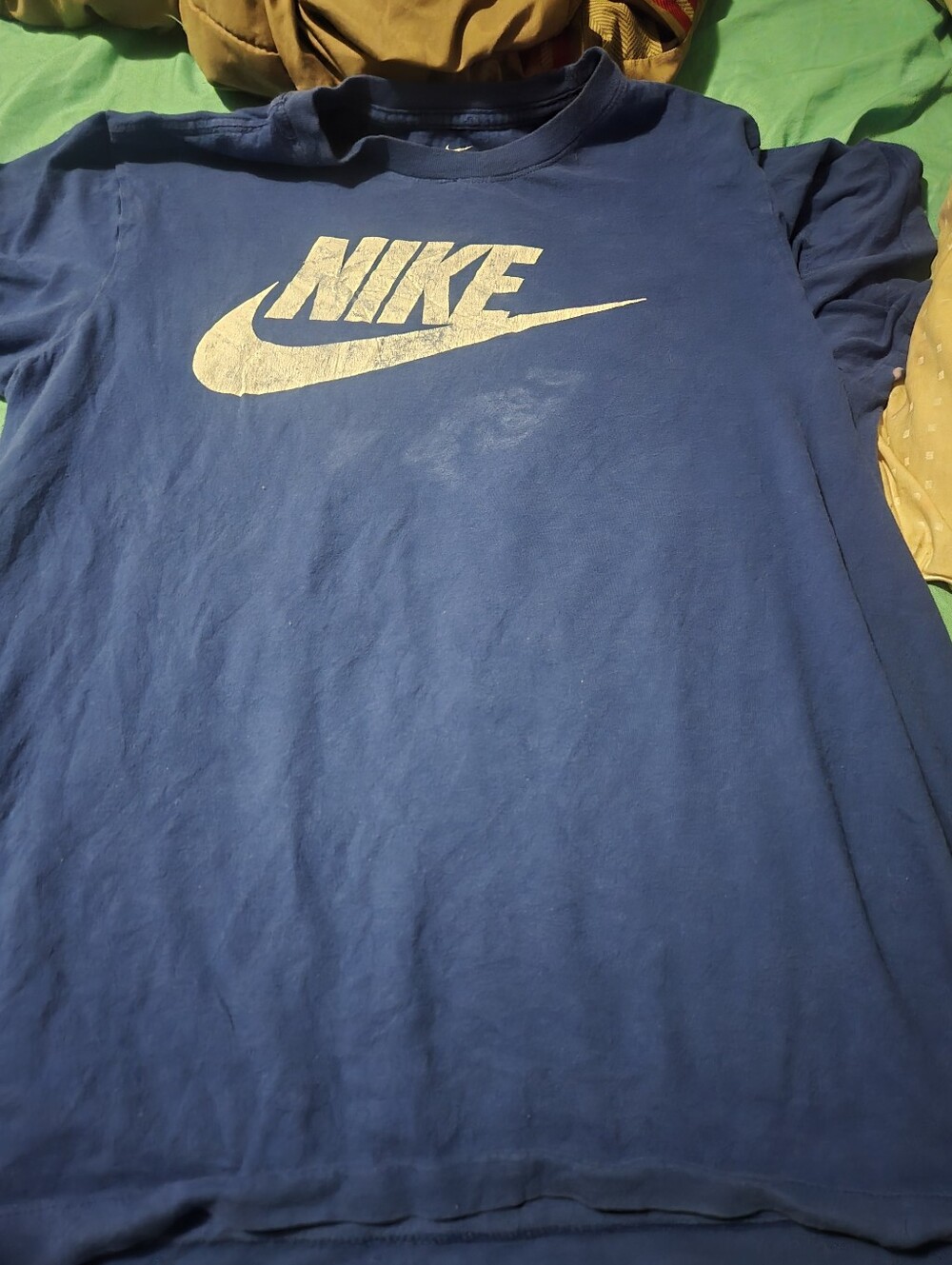Nike Men’s Royal Blue Crewneck Tee with White Swoosh